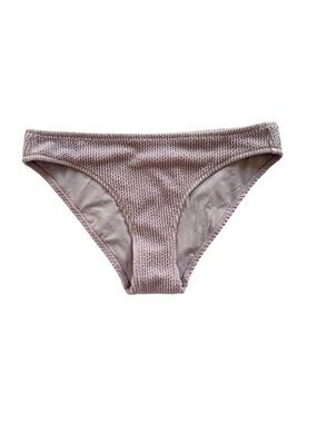 Lively Textured Bikini Bottom in Dusty Mauve Size S